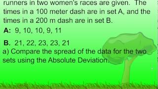 Lesson 13.6 - Use measures of central tendency and dispersion