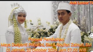 Prosesi Akad Nikah Maya Dwiyanti, SM & Roufan Zainuri, SM Di Desa Jalmak Pamekasan, 20-10-2024