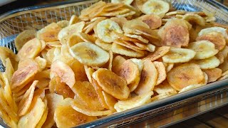 PAANO GUMAWA NG BANANA CHIPS NA HINDI MO NA KAILANGANG IBILAD SA ARAW AT HINDI MABILIS KUMUNAT