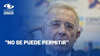 Álvaro Uribe señala que bloqueos en Palacio de Justicia fueron “una especie de secuestro”