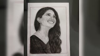 how to draw saipallavi portrait step by step tutorial