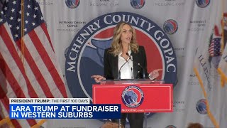 President Trump's daughter-in-law speaks at McHenry County fundraising event