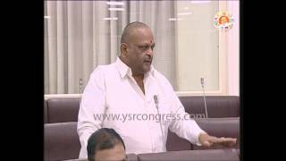 AP Council : YSRCP MLC Kolagantla speaks on Gurajada Auditorium in Vizianagaram - 4 Sept 2015