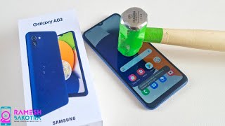 Samsung Galaxy A03 2022 Screen Scratch Test