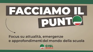 FACCIAMO IL PUNTO - Legge di Bilancio e Dimensionamento scolastico