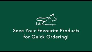 Order Templates - Save Your Favourite Products!