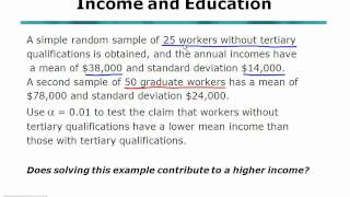 STAT 101 Examples Class 10, Example 1