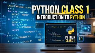 Start Python Today! 🚀 | Python Class 1 for Complete Beginners