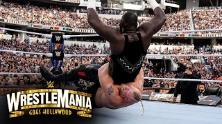 Brock Lesnar takes Omos to Suplex City: WrestleMania 39 Sunday Highlights