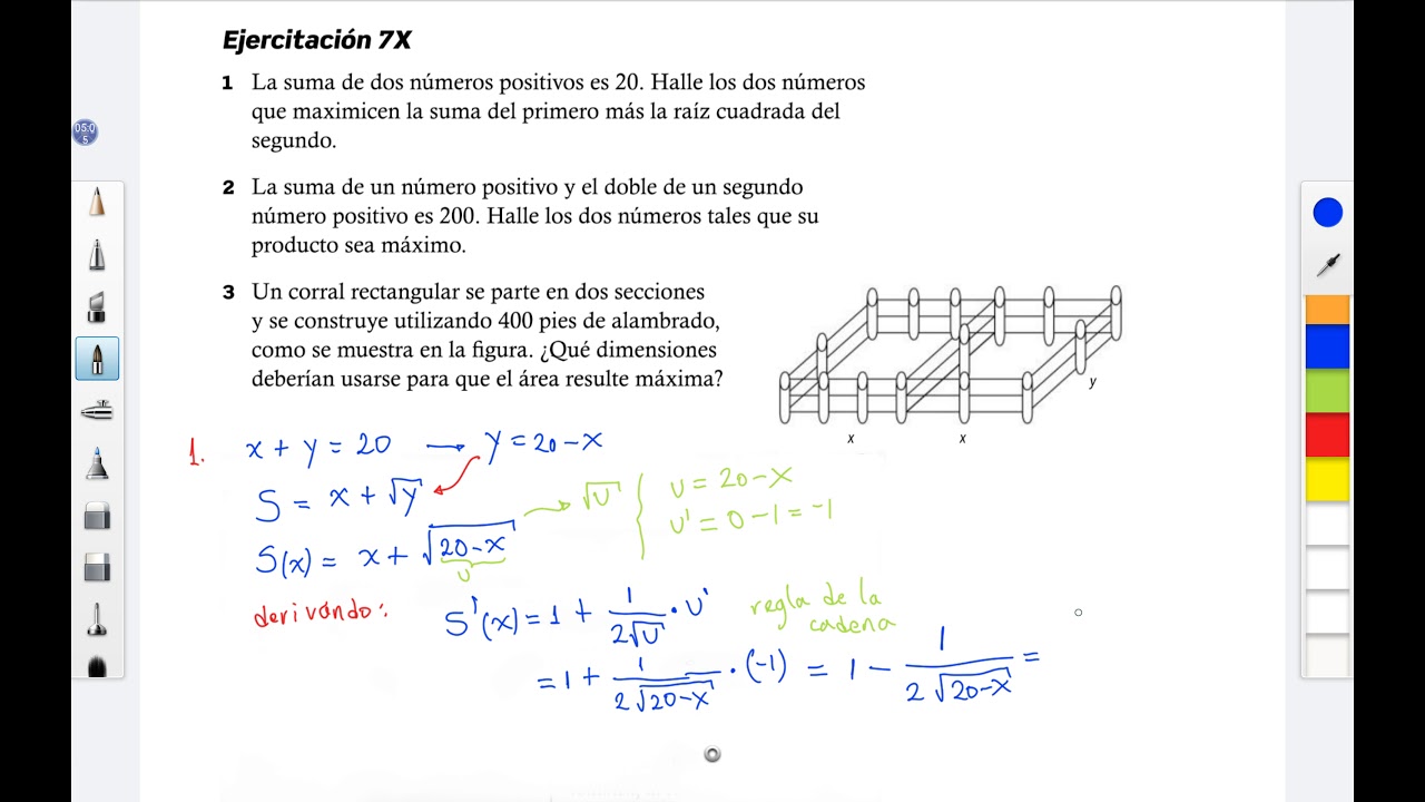 Problemas Resueltos De Optimización Ib Bachillerato E1 - YouTube