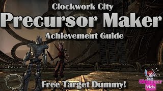 Eso Free Target Dummy Precursor Maker Achievement Guide Clockwork City