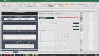 BreakdownSheets.com Master NFL Excel File Demo