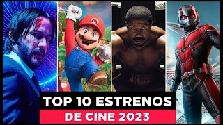 Top 10 Estrenos de CINE 2023 l Peliculas mas Esperadas!