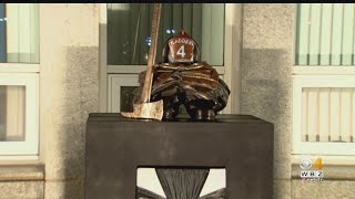 Worcester Unveils Memorial For Firefighter Christopher Roy