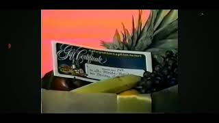 Publix Gift Certificate 1985 Commercial