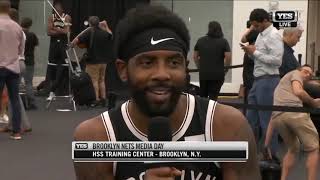 Kyrie Irving on Why He Chose Nets & Kevin Durant-2019 NBA Brooklyn Nets Media Day