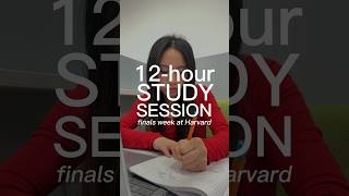 Harvard Finals Week Study With Me For 12 Hours