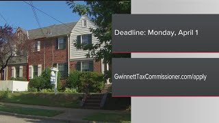 Deadline for Gwinnett County homestead exemption approaching