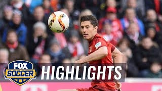 Lewandowski breaks Bayern Munich deadlock | 2015–16 Bundesliga Highlights
