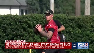 Saints rookie QB Spencer Rattler to start against Bucs