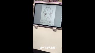 辣妹上色过程来啦 工具🛠iPad Pro 软件procreate 画布a4dpi500 刷子（Mie常用一套） 膜（elecom类纸膜） #ipad绘画 #绘画教程 #procreate绘画 #画