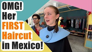 I got a haircut in a foreign country.