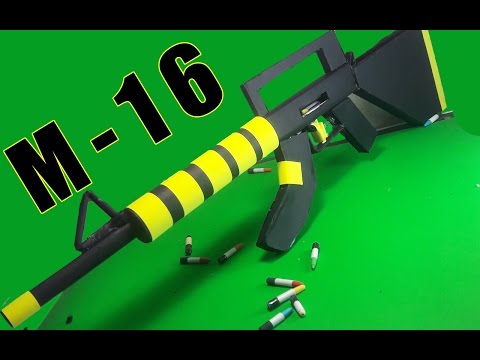 |DIY| How To Make a Paper M 16 That Shoots- Toy Weapons |DIY| How To Make a Paper M 16 That Shoots- Toy Weapons