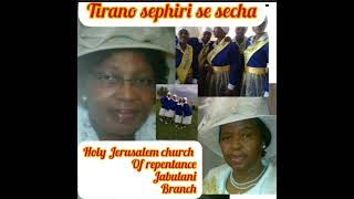 tirano sephiri se secha # holy Jerusalem church @jabulani