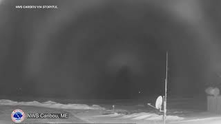 Meteor Captured on Weather Camera in Maine