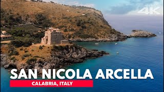 San Nicola Arcella Torre Crawford, Calabria Italy | 4K drone footage