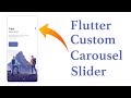 Flutter Custom Carousel Slider With Indicator | No Plugin