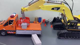 3D Printed RC Excavator - How To Make betonblock 1:14