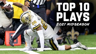 Top 10 Saints Plays @ Midseason | 2021 NFL Highlights