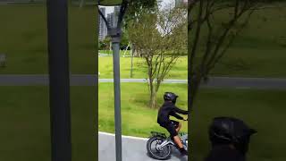 Riding the Euybike K6 Pro fat tire e-bike in a neighborhood park #ebike #euybikek6pro