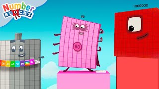 Count Numbers 0 to 1,000,000 | Learn To Count | @Numberblocks