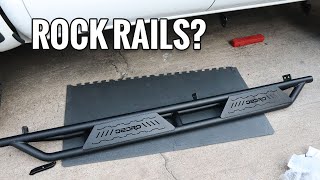 OEDRO Running Board Rock Crawler Style Install and Review | Flake Garage Toyota Tacoma TRD