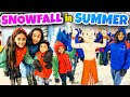 Hamara First Snowfall Experience in Summer😍| Snowfall #Vlog | Samayra Narula | #samayranarula