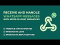 Receive Whatsapp Messages with Node.js using Webhooks