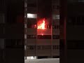 fire breaks out at hougang flat in singapore