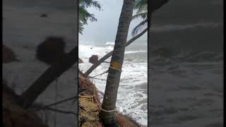 Another Dangerous Video..... Valiyaparamba beach  ഇല്ലാതായികൊണ്ടിരിക്കുന്ന തീരം.ഞങ്ങളുടെ നാട്.