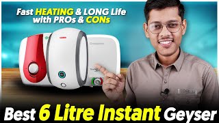 Best 6 Litre Geyser in India ⚡Best 6 Ltr Instant Geyser 🔥 Geyser Buying Guide 2025