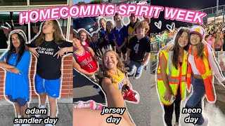 HOMECOMING SPIRIT WEEK | dress up days & football game!