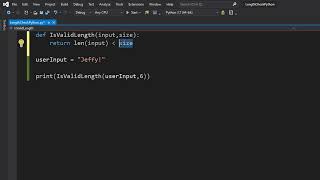 Python Validation: Length Check Tutorial (Part 2)