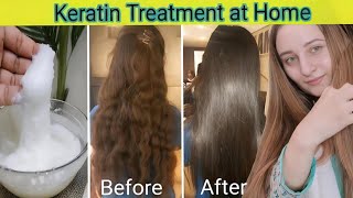 Keratin Treatment at Home for Straight Smooth and Shiny Hair 100% Results by Habiba Choudhary