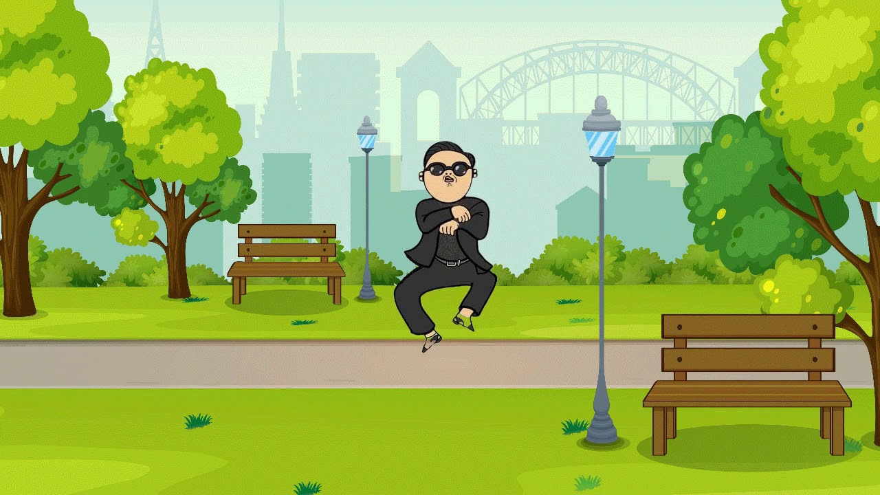 Animate Gangnam Style Animation Youtube