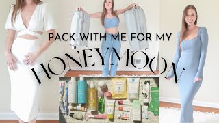 PACK WITH ME FOR MY ✨HONEYMOON✨: try on haul and travel skincare