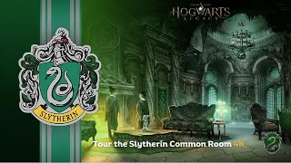 Explore the Mysterious Slytherin Common Room in Hogwarts Legacy - 4K Tour of Slytherin Ambience!