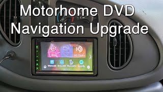 Ford E450 Class C Motorhome Navigation Stereo Upgrade - Minnie Winnie