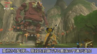 【ブレワイ(BotW)】ヒノックスをカカリコ村に連れて行ってみた【ドリカラ】