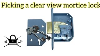 🇬🇧 Uk Lockpickers Mortice Pick V's Euro Spec Easy T 5 Lever Mortice Lock